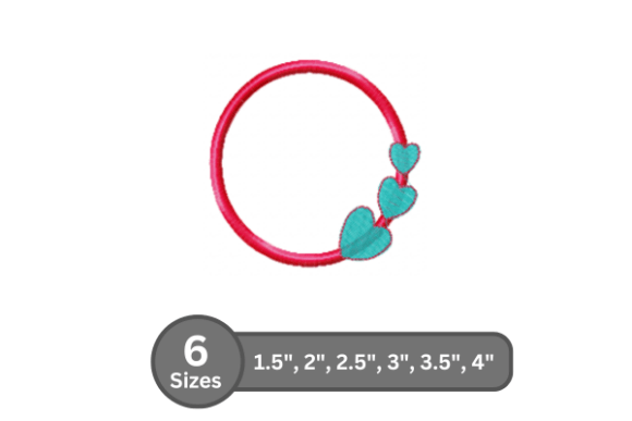 Candy Heart Number -0 Embroidery Design Review