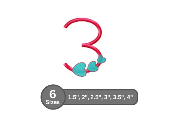 Candy Heart Number -3 Embroidery Review