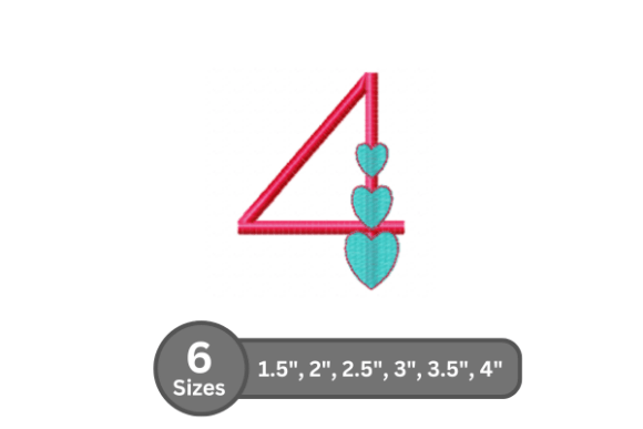 Candy Heart Number -4 Embroidery Review