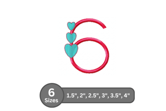 Candy Heart Number -6 Embroidery Review