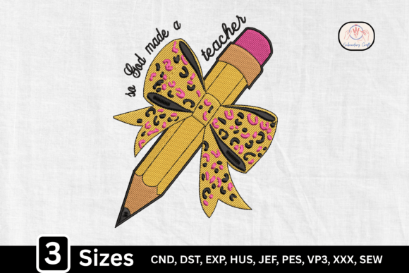 Christian Teacher Leopard Bow Pencil Review