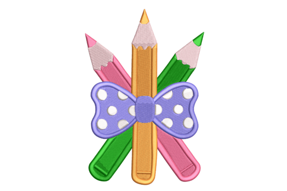 Girly Pencil Trio Embroidery Review