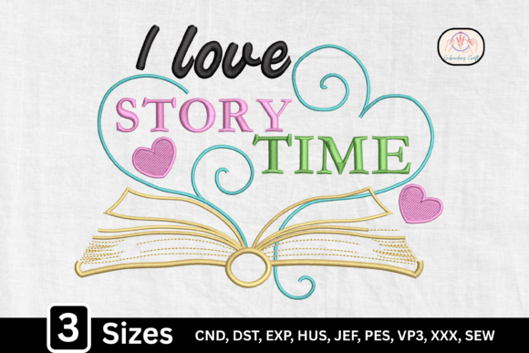 I Love Story Time Embroidery Review