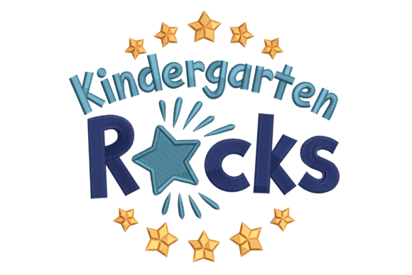 Kindergarten Rocks Embroidery Review