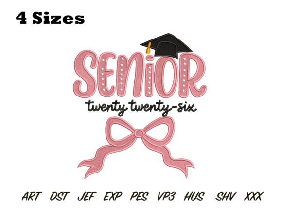Senior 2026 Embroidery Design Review